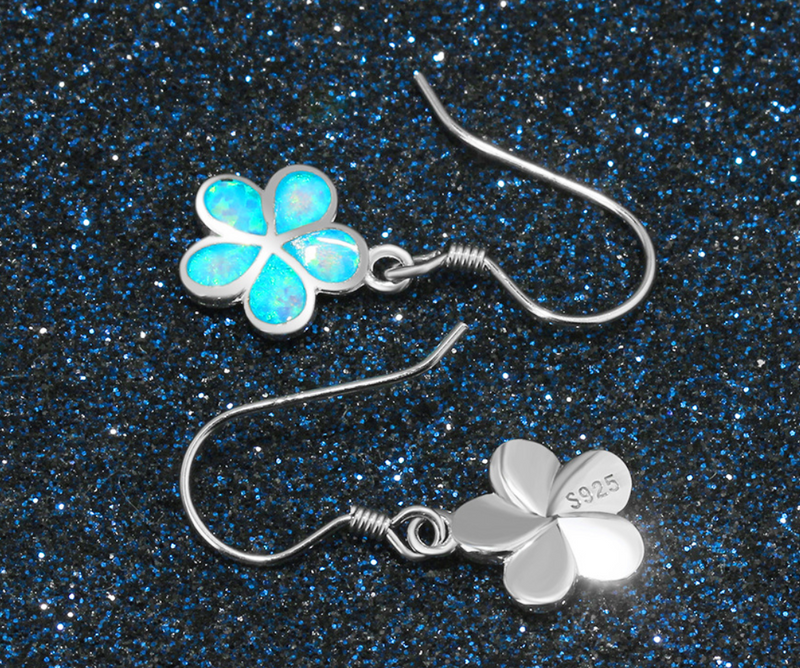 Flower Gemstone Earrings