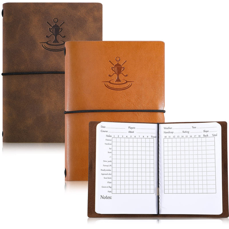 Golf Scorecard Leather Journal & Notebook