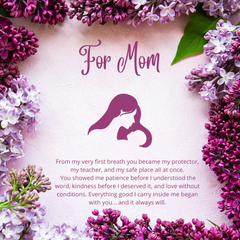 For Mom - From My First Breath - Love Knot Necklace