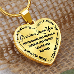 Grandma Loves You - Heart Necklace (resync)