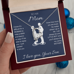 To My Mom From Son - Forever Love Necklace
