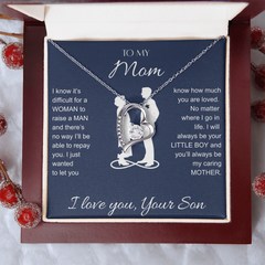 To My Mom From Son - Forever Love Necklace