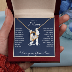 To My Mom From Son - Forever Love Necklace