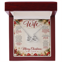To My Wife - Endless Love Necklace - Merry Christmas My Love