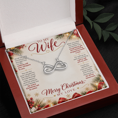 To My Wife - Endless Love Necklace - Merry Christmas My Love