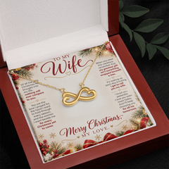 To My Wife - Endless Love Necklace - Merry Christmas My Love