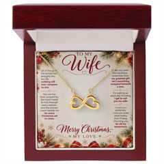 To My Wife - Endless Love Necklace - Merry Christmas My Love