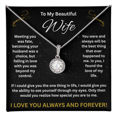 To My Beautiful Wife - Eternal Hope Necklace