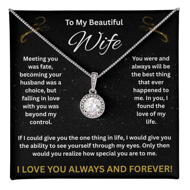 To My Beautiful Wife - Eternal Hope Necklace