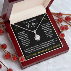 To My Beautiful Wife - Eternal Hope Necklace
