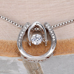 Mother's Day Daughter Gift- Horse Shoe Necklace