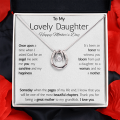 Mother's Day Daughter Gift- Horse Shoe Necklace