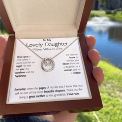 Mother's Day Daughter Gift- Horse Shoe Necklace