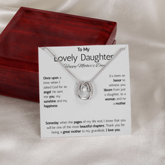 Mother's Day Daughter Gift- Horse Shoe Necklace