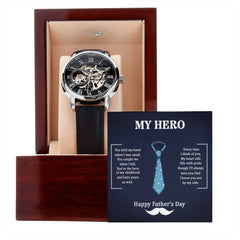 My Hero Dad - Openwork Watch