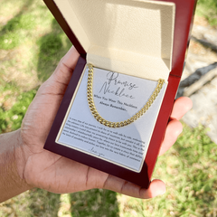 Boyfriend Gift - Promise Cuban Chain Necklace