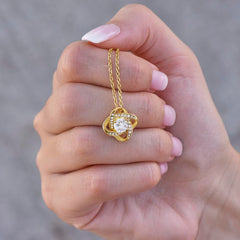 To My Mother In-Law - Love Knot Necklace