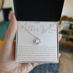 To My Mother In-Law - Love Knot Necklace
