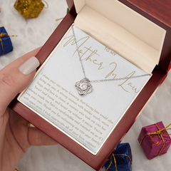 To My Mother In-Law - Love Knot Necklace