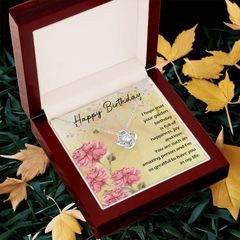 Happy Birthday - Love Knot Necklace