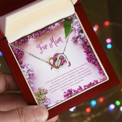 For Mom - From My First Breath - Interlocking Hearts Necklace