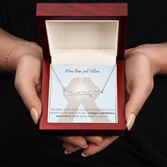 More Than Just Letters - Heart Name Necklace