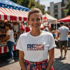 Adult Freedom Flag T-Shirt