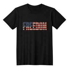Adult Freedom Flag T-Shirt