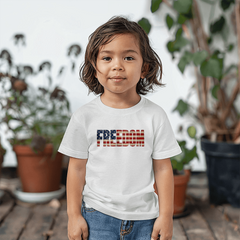 Toddler Jersey Freedom Flag T-Shirt