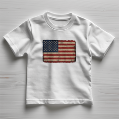 Toddler Jersey Distressed American Flag