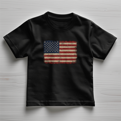 Toddler Jersey Distressed American Flag