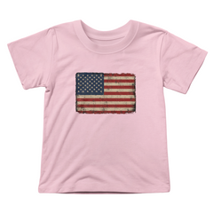 Toddler Jersey Distressed American Flag