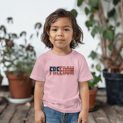 Toddler Jersey Freedom Flag T-Shirt