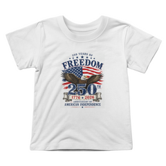 Toddler Jersey 250 Years of Freedom Shirt