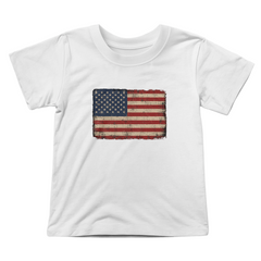 Toddler Jersey Distressed American Flag
