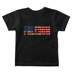 Baby Jersey Freedom Flag T-Shirt