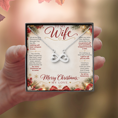 To My Wife - Endless Love Necklace - Merry Christmas My Love