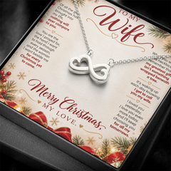 To My Wife - Endless Love Necklace - Merry Christmas My Love