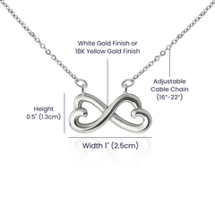 To My Wife - Endless Love Necklace - Merry Christmas My Love