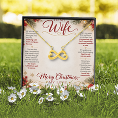 To My Wife - Endless Love Necklace - Merry Christmas My Love