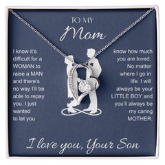 To My Mom From Son - Forever Love Necklace