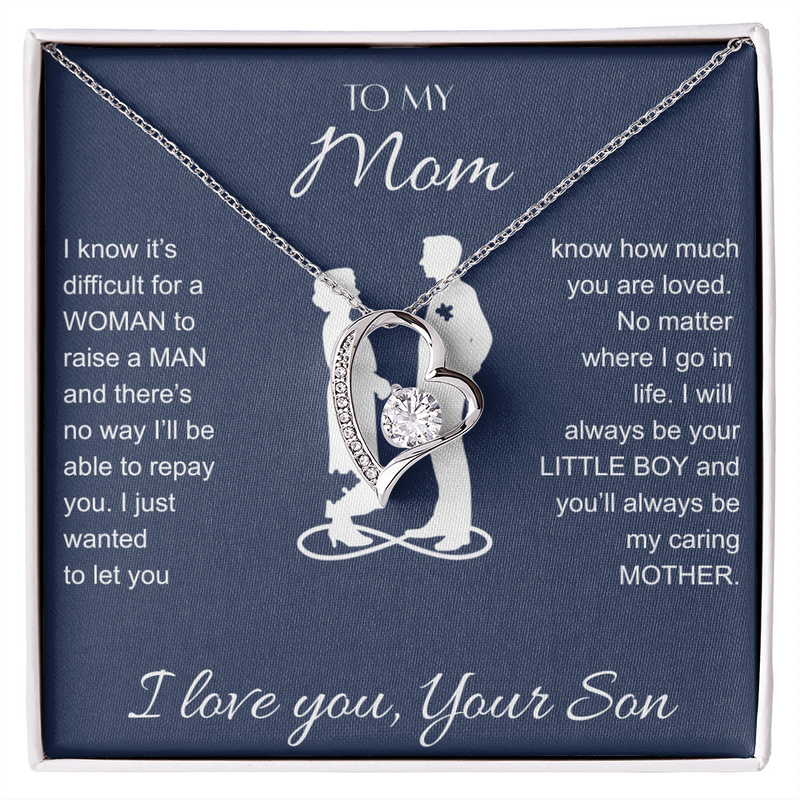 To My Mom From Son - Forever Love Necklace