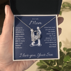 To My Mom From Son - Forever Love Necklace