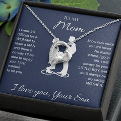 To My Mom From Son - Forever Love Necklace