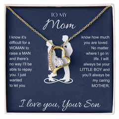 To My Mom From Son - Forever Love Necklace