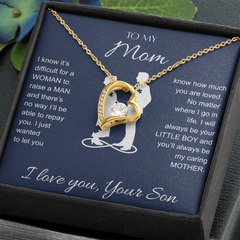 To My Mom From Son - Forever Love Necklace