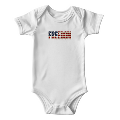Onesie Freedom Flag
