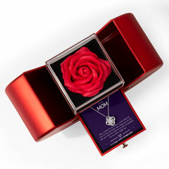 To My Mom - I Love You Forever - Love Knot Necklace