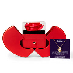 To My Mom - I Love You Forever - Love Knot Necklace