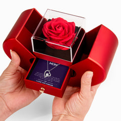 To My Mom - I Love You Forever - Forever Love Necklace